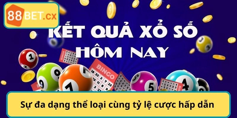 Sự đa dạng thể loại cùng tỷ lệ cược hấp dẫn
